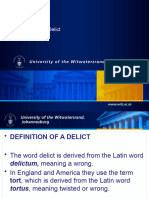 Roman Law-Law of Delict