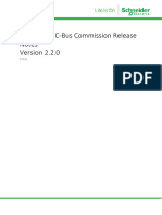 C-Bus Commission Release Notes V2.2.0