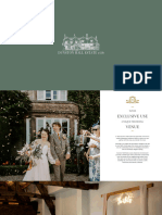 Dunston Hall Estate 1576 Weddings Brochure 2023