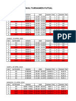 Jadwal Opsi 6 Hari