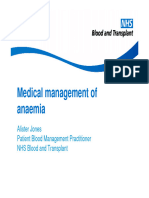 Medical Management of Anaemia & Case Studies