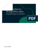 DF100 - 01 - Introduction To MongoDB and Atlas