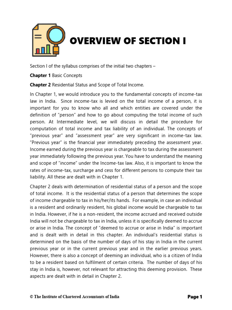 Section 1 | PDF | Income Tax | Taxes