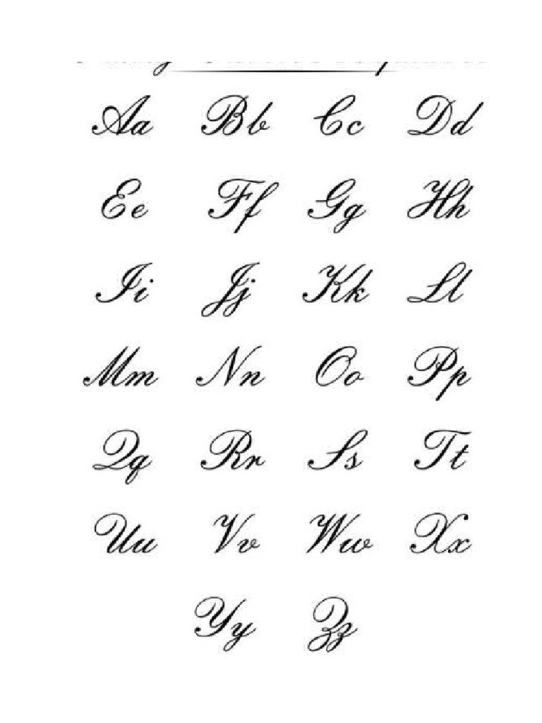 Cursive Handwriting | PDF