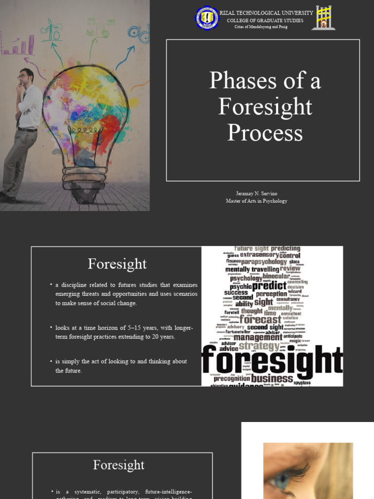 Phases of the Foresight Process | PDF | Science | Expert