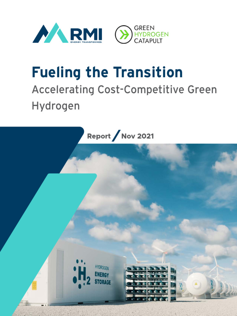 Accelerating The Transition Cost Competitive Green Hydrogen Report ...
