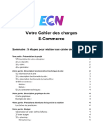 Modèle Cahier Des Charges E Commerce ECN