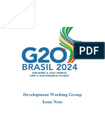 Issue Note Development WG - G20 Brasil