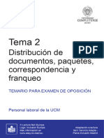 Tema 2 - Distribucion de Paquetes Corespondencia y Franqueo