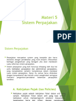 Materi 5 Sistem Perpajakan