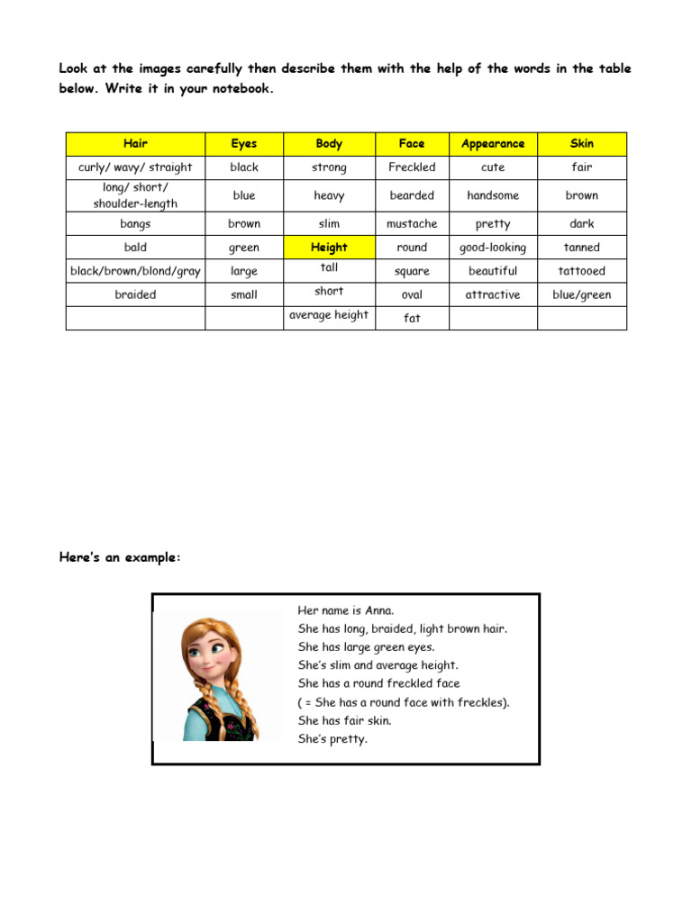 describing-appearance-picture-description-exercises_117270 | PDF