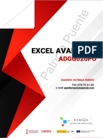 EXCEL AVANZADO Unidad 3. Formularios