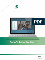 Yealink VC Desktop Manuale