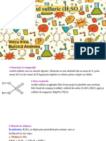 Acidul Sulfuric (H2SO4)