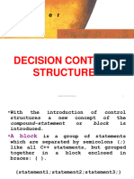 Decison Control Structures In C++