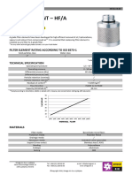 Omega Air Product Data Sheet Filter Element HF-A v3.02