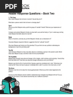 Reader Response Questions Book 2