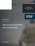 Why an Agreed Definition of Terrorism Matters