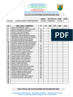 Lista Calificaciones 2024 Sexto