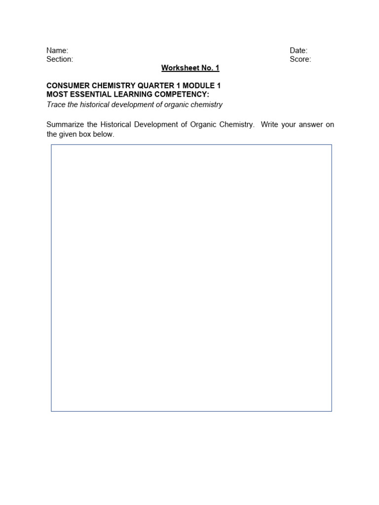 Worksheet q1 Module 1 PDF