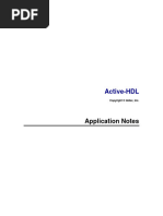 Application Notes HDL 6.3