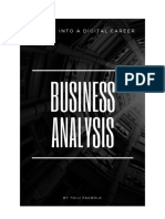 Getting Into A Digital Career - Business Analysis