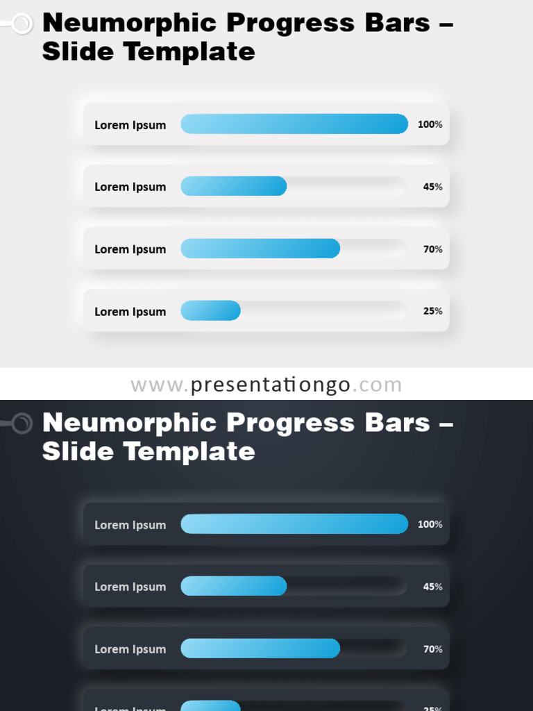 2 1685 Neumorphic Progress Bars PGo 4 - 3 | PDF