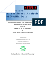 Netflix Analysis Report (2105878 - Bibhudutta Swain)