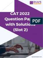 Cat 2022 Slot 2