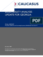 Biodiversity Analysis Update For Georgia 1