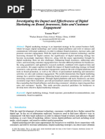 Investigating The Impact and Effectiveness of Digi