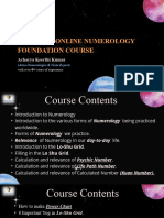 Five Days Online Numerology Foundation Course