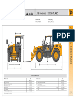 JCB Loadall 530/530 TURBO: Static Dimensions