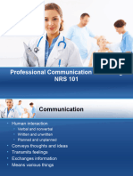 Professional Communication in Nursing-NRS101