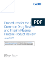 Procedure and Guidelines For CADTH CDR