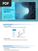 Lecture 1 (Introduction To Algorithm)