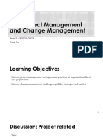 L5-Project Management and Change Management