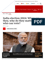 India Election 2024 - When Are They, Why Do They Matter and Who Can Vote - BBC News