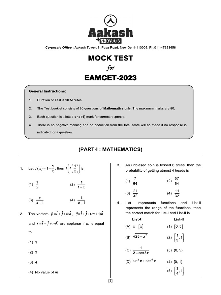 Botany Important Chapters For Eamcet