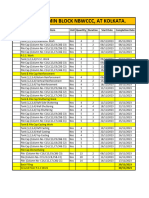 Admin Block This Month Work Schedule