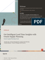 350007_SCM - Get Intelligent Lead Time Insights with Oracle Supply Planning