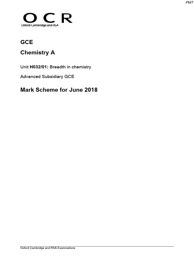 June 2018 ms paper 1 ocr a chemistry as level download free pdf