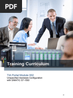 Training Curriculum: TIA Portal Module 002