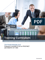 Training Curriculum: TIA Portal Module 013
