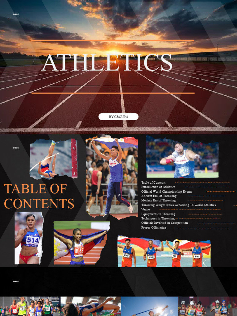 Overview of Athletics and Throwing Events | PDF | Track And Field ...