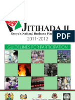 Jitihada II Business Plan Competition - Guidelines For Participation 2011