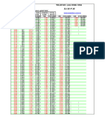 TABELA DE ARQUEAÇÃO 30.000