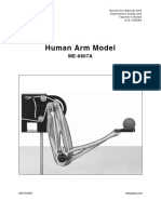 Human Arm Model Manual ME 6807A