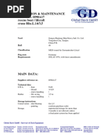 Rescue Boat Davit Operation Manual | PDF | Valve | Pump