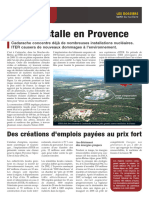 ITER S'installe en Provence: Région